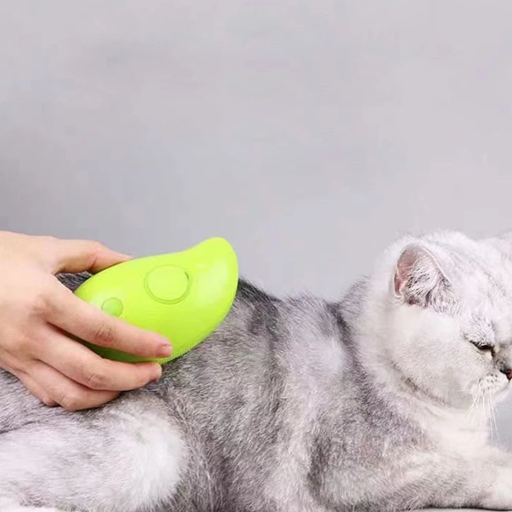 3-in-1 Pet Grooming Comb with Spray – For Cats & Dogs