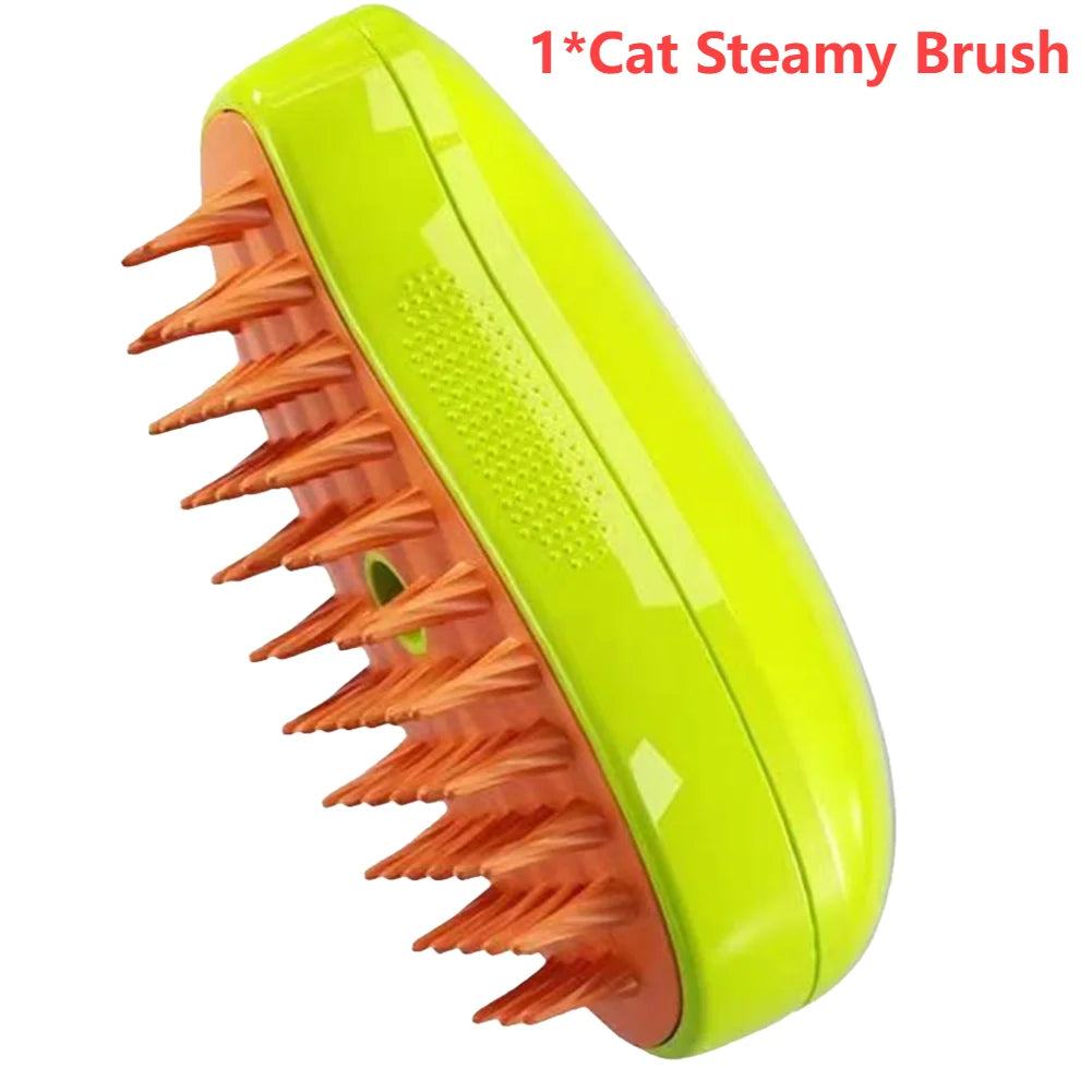 3-in-1 Pet Grooming Comb with Spray – For Cats & Dogs