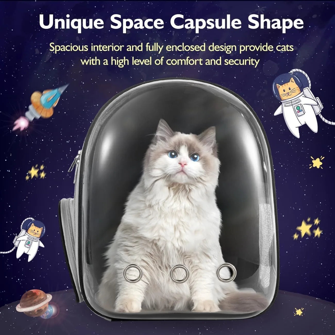Bubble Carrying Bag for Small Medium Dogs Cats