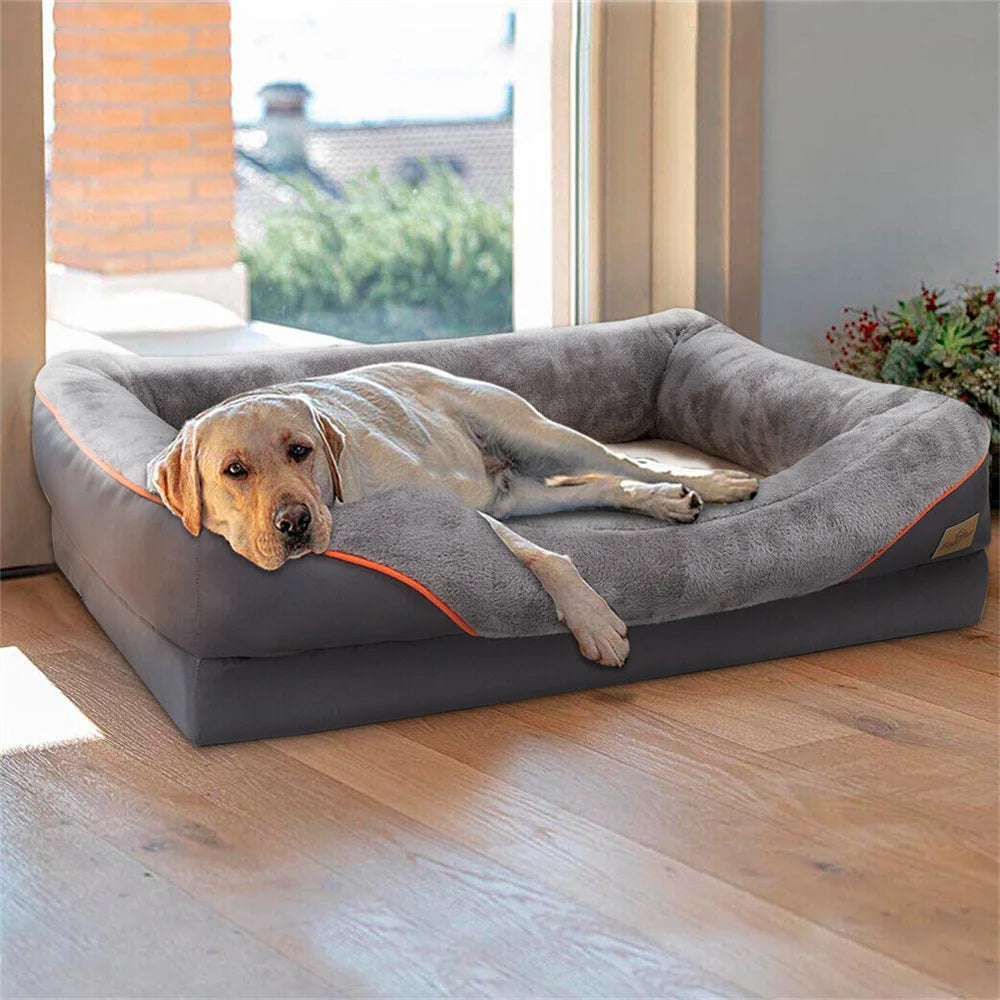 Orthopedic Memory Foam Dog Bed – Extra Thick and Comfy