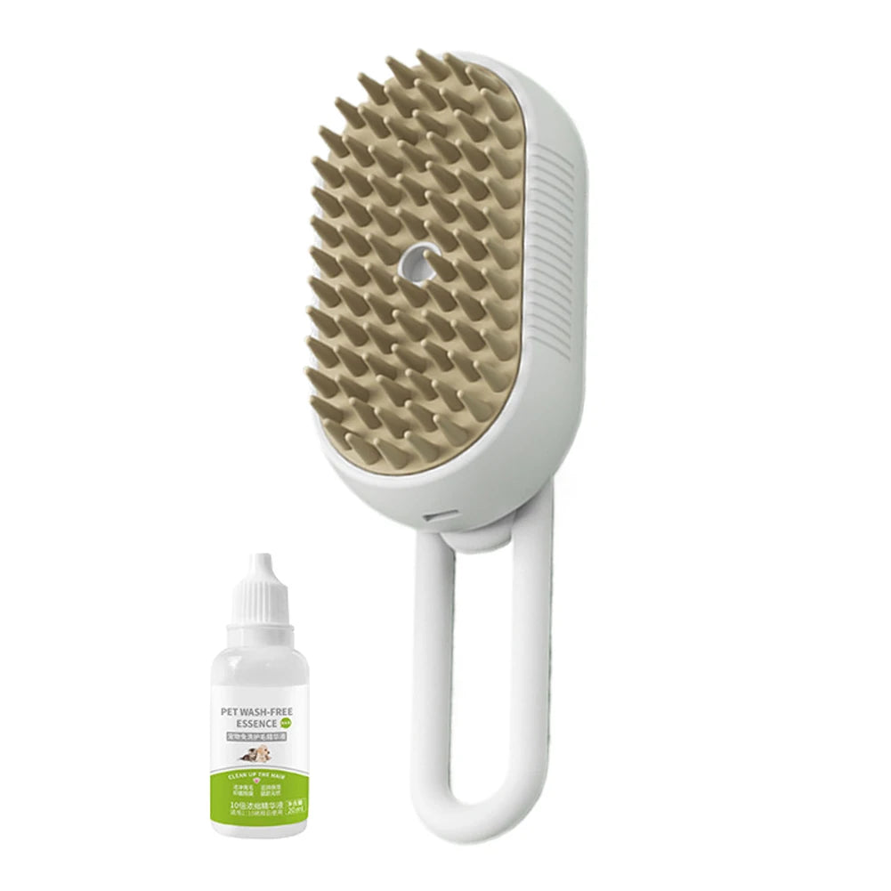 USB Rechargeable Cat and Dog Grooming Comb with Electric Spray
