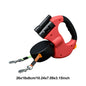 LED Light Retractable Dog Leash for 2 Dogs