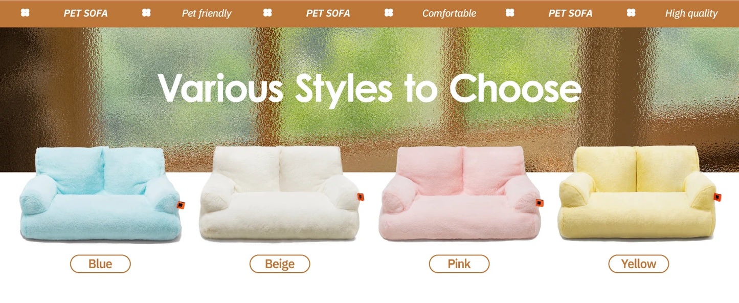 Mewoofun Pet Couch Bed