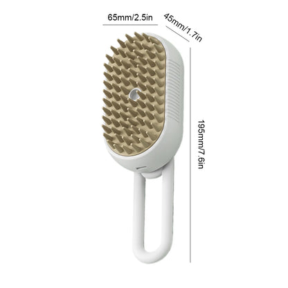 USB Rechargeable Cat and Dog Grooming Comb with Electric Spray