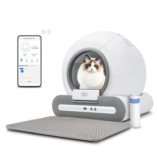 DOEL  Automatic Cat Litter Box Self Cleaning