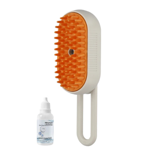 USB Rechargeable Cat and Dog Grooming Comb with Electric Spray