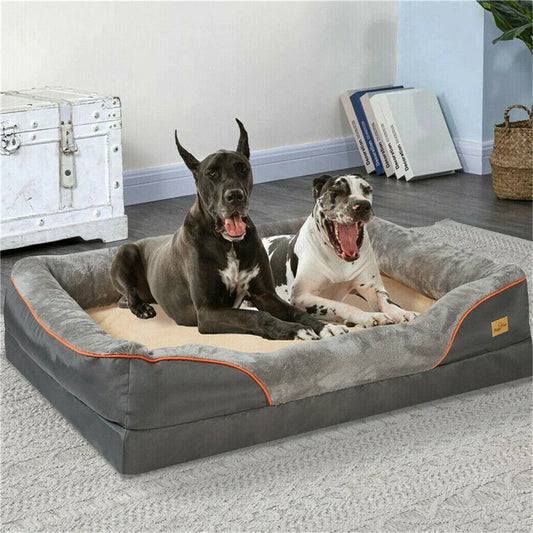 Orthopedic Memory Foam Dog Bed – Extra Thick and Comfy