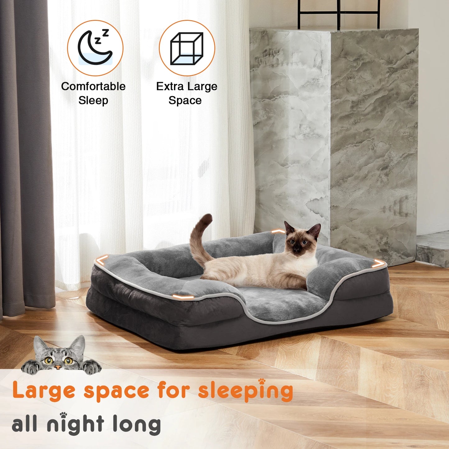 JHK Orthopedic Bed for Dogs & Cats