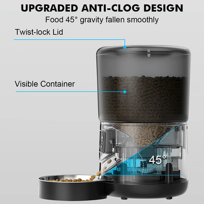 NPET 4L Automatic smart pet feeder