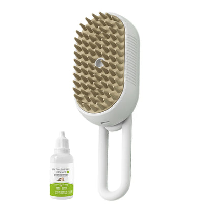 USB Rechargeable Cat and Dog Grooming Comb with Electric Spray
