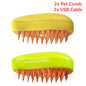 3-in-1 Pet Grooming Comb with Spray – For Cats &amp; Dogs