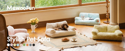 Mewoofun Pet Couch Bed
