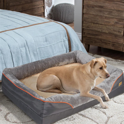 Orthopedic Memory Foam Dog Bed – Extra Thick and Comfy