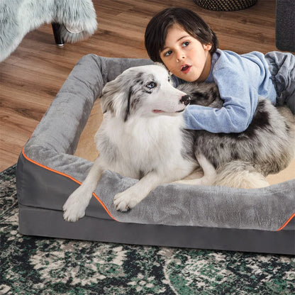 Orthopedic Memory Foam Dog Bed – Extra Thick and Comfy